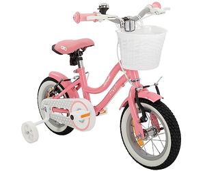 Actionbikes Motors Starlight vélo pour Enfants | 12 Pouces / 16 Pouces / 20 Pouces - Freins V-Brake - Garde-Boue Avant et arrière - Vélo pour Filles et garçons (12 Pouces)