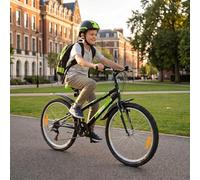 Actionbikes Motors Vélo Enfant Arrow - 24 Pouces - Vélo pour Filles et garçons - VTT - De 6 à 12 Ans - 6 Vitesses - Frein V-Brake - Garde-Boue Avant et arrière - Vélos pour Enfants