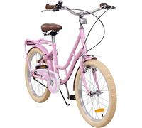 Actionbikes Vélo Enfant Retrostar - Vélo Enfant pour Fille - De 6 à 12 Ans - Frein V-Brake - Roue Libre - Garde-chaîne - Bicyclettes - Vélo de Course (20 Pouces)