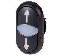 Eaton 216711 M22S-DDL-S-X7/X7 Bouton-poussoir à double touche collerette plastique 1 pc(s)