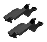 Actionneur de Came de Porte de Micro-ondes 2 Pièces Noir | Plastique, pour Réparations Diy, Installation Facile, Résistant à L’usure, Lot de 2