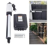 Actionneur de portail battant électrique avec 2 télécommandes - Ouverture automatique de portail 300 kg 50 W