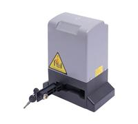 Actionneur de portail coulissant - Kit complet - Ouverture automatique de portail avec 2 télécommandes - Poids maximum de porte : 1200 kg - Pour portes coulissantes en acier inoxydable, fer, bois