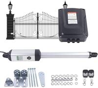 Actionneur de porte de garage, 300 kg, 50 W, 2 vantaux, électrique, avec 2 télécommandes, pour tous les types de portes à double battant