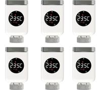 Actionneur de radiateur intelligent ZigBee, télécommande par application, intégration de lavocale, 6 PCS ZigBee