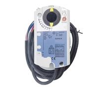 Actionneur de registre GLB146.1E avec interrupteur auxiliaire, commande par interrupteur CA/CC 24 V 10 N.m