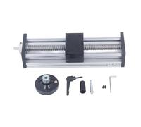 Actionneur de scène linéaire, vis à bille manuelle, course de 200mm, Guide de Rail linéaire, scène coulissante avec volant