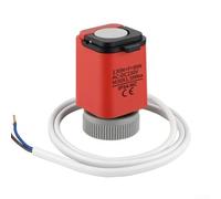 Actionneur de tête de chauffage électrique 230 V, M30 x 1,5 Tête de contrôle automatique de la chaleur au sol de l'eau avec commande manuelle pour chauffage radiant, actionneur de soupape de