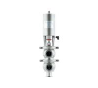 Actionneur de vanne d'inversion simple effet en acier inoxydable 304, diamètre extérieur 3-1/2", Tri Clamp 106 mm