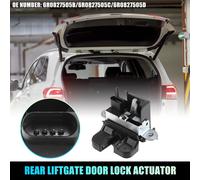 Actionneur De Verrouillage De Porte Arrière De Remplacement Pour Vw Polo Ensemble De Loquet De Hayon No.6R0827505B/6R0827505C Noir