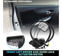 Actionneur De Verrouillage De Porte Avant Gauche Conducteur Avec Moteur Et Câble De Remplacement Pour Infiniti Q50 2014-2020 No.805014Hb0A Noir