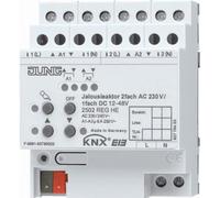 Actionneur de volet roulant de store Jung KNX 2502REGHE - 2 vitesses, 6 A, av...