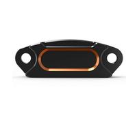 Actionneur d'embrayage Couvercle de levier de vitesse en aluminium pour Harley Road King/Special FLHRXS Street Glide FLHX Special FLTRU 2017-2019(Black Orange)