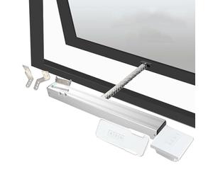 Actionneur d'ouverture de fenêtre électrique 600N avec télécommande et Interrupteur, Course de 300 à 1000 mm, Dispositif à chaîne Silencieux pour systèmes de puits de lumière et de