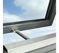 Actionneur d'ouvre-fenêtre électrique Ouvre-fenêtre à chaîne automatique, actionneur linéaire, actionneurs électriques avec support de montage for domotique, ouvre-fenêtre, ouvre-porte(1000mm)