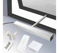 Actionneur électrique à chaînette 24 V pour Ouverture de fenêtre avec télécommande et Interrupteur, idéal pour Les puits de lumière, Les serres et Les aérations de Toit. Solution d