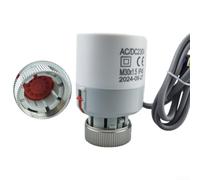 Actionneur Électrique Compact 68mm pour Chauffage Central | Normalement fermé, ouverture auto, contrôle pour précis débit eau, pour idéal maisons et hôtels, économie énergie