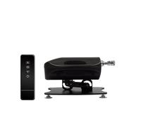 Actionneur électrique DC 24V RF Actionneur linéaire télescopique télécommandé réglable de 50-150mm Mécanisme réciprocité course Moteur connecteur sans fil(Black RF Remote,UK Plug)