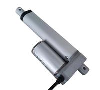 Actionneur linéaire 12 V DC + alimentation + télécommande sans fil + supports de montage course 200 mm-400 mm for porte fenêtre ou lit(200N 30mm s,350mm stroke)