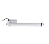actionneur linéaire 300mm, moteur à courant continu 12V, force de poussée/traction 900N, argent300