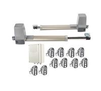 Actionneur linéaire Actionneur de porte solaire à Double bras, 300KG, 2.5 mètres, opérateur automatique de porte battante, ouvre-porte électrique 24vdc(Kit7)