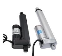 Actionneur linéaire, course de 300 mm, 12 V/24 V, moteur d'actionneur linéaire, 100-1500 N, 1 pièce(24V 1200N 6mm s,White 250mm)