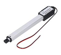 Actionneur Linéaire DC 12V 100mm, Interrupteur de Fin de Course Interne, Mini Actionneur électrique électrique à Faible Bruit pour L' Industrielle (Course 100 mm-30 mm/s-20N)