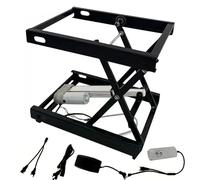 Actionneur linéaire de table élévatrice électrique avec contrôleur manuel et adaptateur d'alimentation, haute capacité de charge, polyvalent pour la maison et le bureau