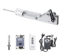 Actionneur linéaire DIY 24 V No Load Max Speed 120r/min 30~150 mm Stroke Adjustable, AC DC Power Adapter Variable Speed, Remote Control and End Connector