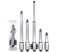 Actionneur linéaire électrique 100 mm DC12 V avec supports, contrôleur de moteur 30 N/60 N/100 N/150 N, 1 pièce(A-Type,100N 8mm s)