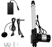 actionneur linéaire électrique 230 mm, capacité de charge 6000 N, fonctionnement silencieux, noir