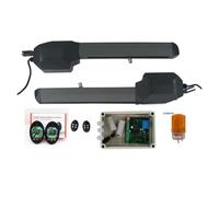 Actionneur linéaire électrique 500 kg Système de moteur Ouvre-porte battant automatique for la sécurité à domicile/ferme/garage/entreprise(Kit 2)