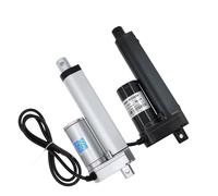 Actionneur linéaire électrique, course de 100 mm, contrôleur de moteur linéaire, DC 12/24 V, 100-1500 N, 1 pièce(24V 500N 20mm.s,White 100mm)