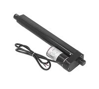 Actionneur Linéaire électrique Noir IP65 1000N Moteur à Engrenages en Métal Chaise de Massage Actionneur Linéaire Course de 200 Mm Contrôleur d'Actionneur Linéaire 12 V Kit de