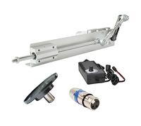 Actionneur Linéaire, Kit d'actionneur linéaire télescopique DC12V / 24V DC12V / 24V avec régulateur de vitesse et ventouse(24V8cm45rpmH2)