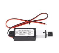 Actionneur linéaire micro électrique 24 V CC, mini actionneur électrique, course de 15 mm, moteur à courant continu à mouvement linéaire pour robot balayeuse, conception compacte