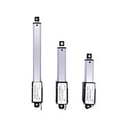 Actionneur linéaire micro-électrique 30 mm/50 mm/100 mm DC 12 V, contrôleur de moteur 30 N/60 N/90 N/150 N, tige de poussée électrique(100mm,90N)