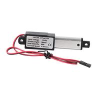 Actionneur linéaire, Mini actionneur en Alliage d'aluminium avec Support de Montage pour Robot pour ouvre-fenêtre pour domotique(Poussée 90N Vitesse 9.5mm/s)