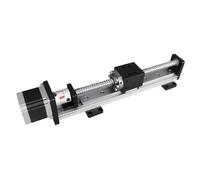 Actionneur linéaire, Module linéaire avec Guide MGN12 et vis à Billes 1204, Compatible avec Moteur Pas à Pas Nema23, Machine CNC 3 ou 4 Axes (Course 300 mm, vis à Billes 1204)