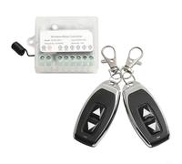 Actionneur linéaire sans fil 433MHz DC 8-36V Interrupteur Télécommande - Avant/Arrière pour Relais pour Moteur, Porte Electrique & Automatisation Industrielle - 10A L