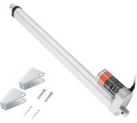 Actionneur linéaire SucceBuy 18" à forte charge 12 V, 330 lbs/1500 N Actionneur linéaire et une vitesse de 0,19"/s Actionneur de mouvement linéaire. Livré avec support de montage et protection IP54.