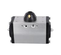 Actionneur pneumatique à double effet pour vannes à bille et papillon, modèle AT40 AT52 GT52, design à pignon et crémaillère en alliage d'aluminium, température de -20 à 80 °C, pression de 0,3 à 0,7