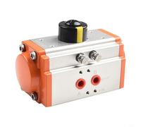 Actionneur pneumatique at/for GT, rotation à 90° à double effet pour vannes à bille et papillon, corps en aluminium pour automatisation industrielle (AT52)