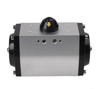 Actionneur pneumatique AT40/AT52 pour robinets à boisseau sphérique à double effet à 90°, corps en aluminium, pression nominale de 0,3 à 0,7 MPa, automatisation industrielle et processus con(GT75)