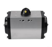 Actionneur pneumatique AT40/AT52 rotatif à 90 degrés à double effet pour automatisation industrielle, contrôle de processus et centrales électriques, corps en aluminium avec multicouche (GT75)