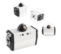 Actionneur pneumatique AT40/AT52 rotatif à 90 degrés à double effet pour automatisation industrielle, contrôle de processus et centrales électriques, corps en aluminium avec multicouche (GT63)
