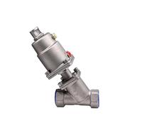 Actionneur pneumatique en acier inoxydable de 1,27 cm, 1,9 cm, 2,5 cm, 5,1 cm, soupape de siège pneumatique 16 bar normalement fermée (simple effet, 2,5 cm)