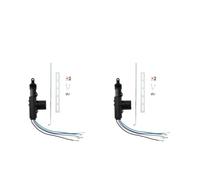 Actionneur Porte Actionneur Verrouillage Centralisé Distance Électrique Voiture 2/5 Fils 12 V Système Robuste Kit Type Pistolet Unique Verrouillage Porte Actionneur(5 Wire 2Pcs)