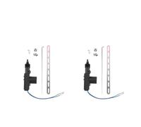 Actionneur Porte Actionneur Verrouillage Centralisé Distance Électrique Voiture 2/5 Fils 12 V Système Robuste Kit Type Pistolet Unique Verrouillage Porte Actionneur(2 Wire 2Pcs)