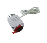 Actionneur thermique électrique M30 1,5 Tête de valve avec boîtier en ABS, 24 V/230 V, IP54 pour systèmes de contrôle du chauffage au sol et au sol à base d'eau, rapide